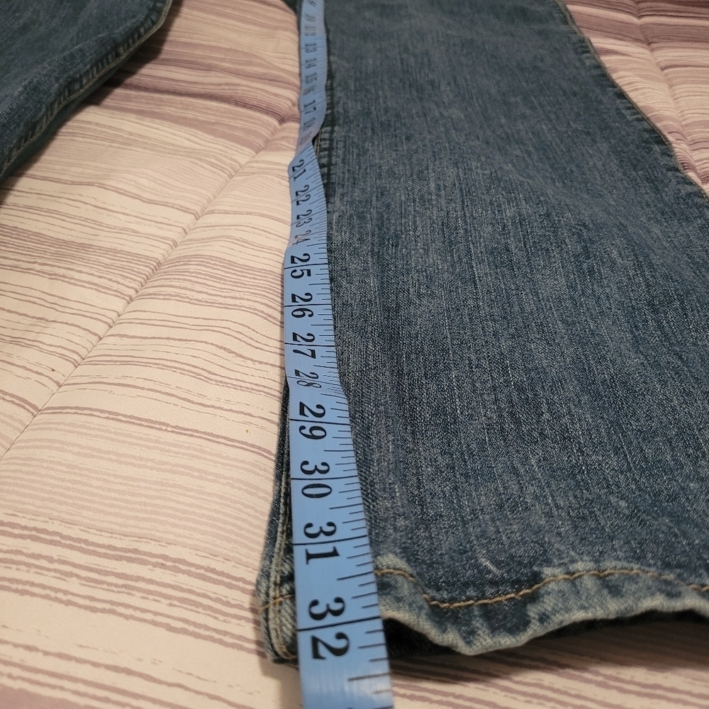 Wrangler Cowgirl Cut Classic Blue Denim Women's Jeans 11/12X32 western rodeo - Picture 15 of 16